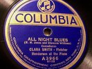 Clara Smith w/Fletcher Henderson Columbia A-3966 All Night Blues (NYC 1923)