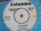 JIMMY BOWEN CROSS OVER IT'S SHAMEFUL COLUMBIA 45-DB4027 DEMO DEMONSTRATION VINYL