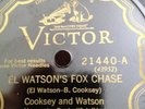 EL WATSON / COOKSEY & WATSON El Watson's Fox Chase One Sock Blues VICTOR 21440