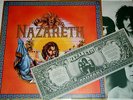 NAZARETH Rampant 1974 Original LP Embossed Sleeve with inner + Unpeeled Sticker