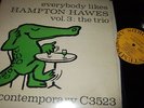 HAMPTON HAWES : THE TRIO LP 1956 CONTEMPORARY C 3523 USA