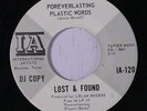 LOST AND FOUND: Forever Lasting Plastic Words / Everybody's Here 45 (dj) rare R