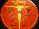Anna Maria Mazzini/MINA/Lesley Gore/Just Let Me Cry/OZ Verve Label/1963