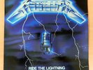 METALLICA – 1984 AUTOGRAPHED Heavy Metal “Ride The Lightning” LP Megaforce UK