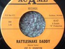 Joe D. Johnson ROCKABILLY 45 Rattlesnake Daddy on Acame Label MINT- HEAR #BB12