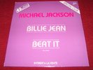 MICHAEL JACKSON BILLIE JEAN / BEAT IT RARE FRENCH ORIG. PROMO MAXI