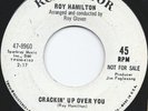 ROY HAMILTON Crackin' Up Over You RCA promo 45 1967 northern soul ((HEAR))