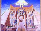 IRON MAIDEN-POWERSLAVE-ORIG. YUGOSLAV LP 1984+INNER SLEEVE+TICKET BELGRADE 1986