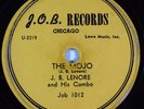 Hear Blues 78 rpm J. B. LENORE The Mojo J. O. B. 1012