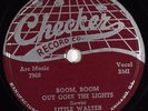 Hear Blues 78 rpm LITTLE WALTER Boom, Boom Out Goes The Lights CHECKER 867