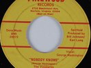 Deep Soul Gospel 45 VOCALARIES OF NEWPORT NEWS Nobody Knows PINEWOOD HEAR
