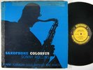 SONNY ROLLINS Saxophone Colossus LP on Prestige DG mono