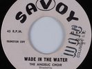 Soul Gospel 45 ANGELIC CHOIR Wade In The Water SAVOY HEAR