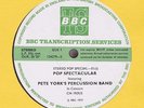 PETE YORK'S PERCUSSION BAND In Concert LP UK 1973 BBC Transcription +DEEP PURPLE