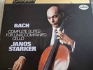 Bach/Starker 'Cello Suites' Mercury Golden Imports Stereo 3-LP SRI 3-77002 NM