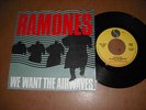 45 PS - BELGIUM PRESS - RAMONES - WE WANT THE AIRWAVES / YOU SOUND LIKE ...