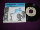 SP 45T BOF/OST JOHNNY HALLYDAY / L'AVENTURE C'EST L'AVENTURE / FRANCIS LAI / UA