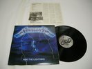 Metallica - Ride The Lightning Japan LP w/insert