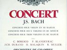 BACH Violin Concertos BOBESCO/BLANDEYRAC/THOMAS Signed Private FRENCH LP