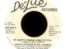 JANICE SADDLER My Baby's Coming Home on De-Lite Promo XO 70's Soul 45 Hear
