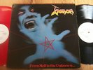 VENOM - FROM HELL TO THE UNKNOWN 1985 UK 2x LP 1x RED VINYL