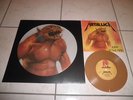 METALLICA - JUMP IN THE FIRE 7'' COLOUR LP+SHAPED DISC RARE