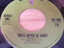 Gerald Sims- You'll Never Be Sorry- Warner Bros hear