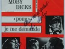 LES MOBY DICKS - PONY - RARE SWISS BEAT SINGLE - SIGNED