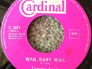 TOMMY LOUIS (KID THOMAS) ROCKABILLY R&B 45 Wail Baby Wail on Cardin HEAR #BB23