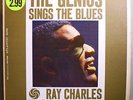 RAY CHARLES GENIUS SINGS THE BLUES VERY RARE ORIG '60 ATLANTIC MONO LP VERY NICE