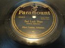 RARE PARAMOUNT BLUES 78 BLIND LEMON JEFFERSON... BAD LUCK BLUES