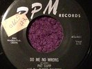 Pat Cupp and The Flying Saucers ROCKABILLY 45 Do Me No Wrong on RPM HEAR #BB102