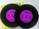 THE BEATLES 2 Singles 45s Thank You Girl/She Loves You OZ Purple Parlophone VG++