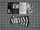 Nirvana Sub Pop 1990 promo materials photo stickers cassette Bleach Mudhoney
