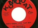 Rare Hou TX Psychedelic 45-Brother L Congregation-Bringing Me Down-Kumquat 1-VG+