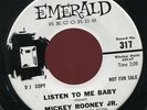 MICKEY ROONEY, JR. LISTEN TO ME BABY/TILL YOU.DJ 45.POPCORN SOUL. NORTHERN.HEAR