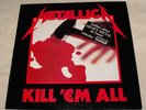 very RARE with Sticker  METALLICA Kill' em all FRENCH Original LP BERNETT