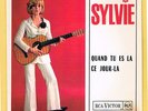 RARE 45T SYLVIE VARTAN pour juke box QUAND TU ES LA années 60 BIEM