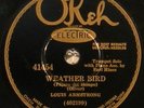 Louis Armstrong and Earl Hines, Okeh 41454, E+