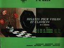 BACH 6 Violin Harpsichord Sonatas Barchet Veyron-Lacroix Erato STE 50079/80 2 LP