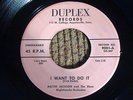 Mattie Jackson & Ervin Rucker 45 I Want To Do It 1959 *HEAR* DUPLEX SEXY BLUES