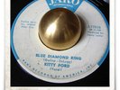 Kitty Ford Blue Diamond Ring ROCKABILLY POPCORN SOUL HEAR 45