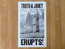 TRUTH & JANEY ERUPTS NO REST FOR THE WICKED LP MONTROSS ORIGINAL PROMO POSTER M-