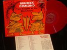 2 Dave Brubeck Paul Desmond LP FANTASY Two Knights Blackhawk Reunion RED BLUE