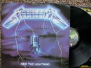 LP METALLICA-RIDE THE LIGHTNING,m. bedr. Innencover,1984 VERTIGO,im 1 A Zustand