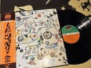 LED ZEPPELIN III 3rd JAPAN ISSUE LP OBI POSTER MINT NR