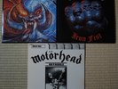 3 LP Set MOTÖRHEAD - On Parole + Iron Fist + Beatin the Odds - UK/Ger/Ger press