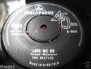 BEATLES LOVE ME DO 2nd U.K. PRESSING WITH  BLACK LABELS R 4949 V/G /EX