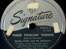 HERBIE FIELDS & ORCHESTRA These Foolish Things SIGNATURE 12