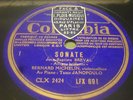 RARE 78 LFX 691-2 BERNARD MICHELIN  TASSO JANOPOULO SONATE  JEAN BAPTISTE BREVAL